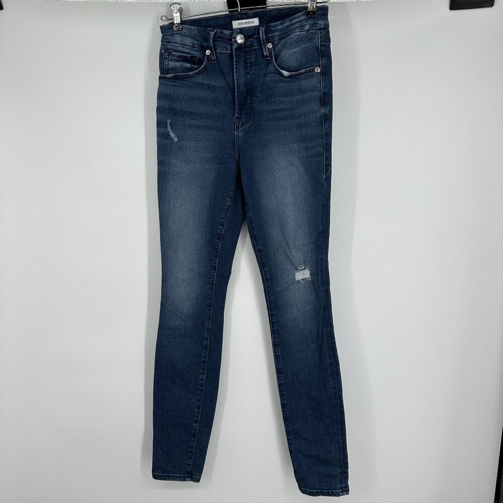 Good American Women's‎ Jeans Good Waist Size 4 / 27 Distressed